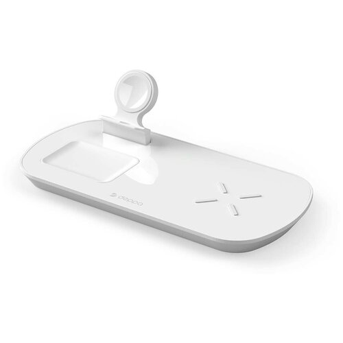 Беспроводное зарядное устройство Deppa 3в1 2A белый 24010 457600₽