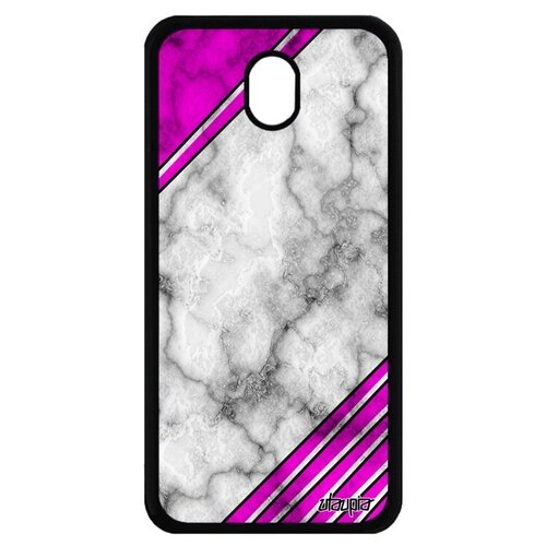 фото Противоударный чехол на телефон // samsung galaxy j7 2017 // "уголок" фон узор, utaupia, светло-серый