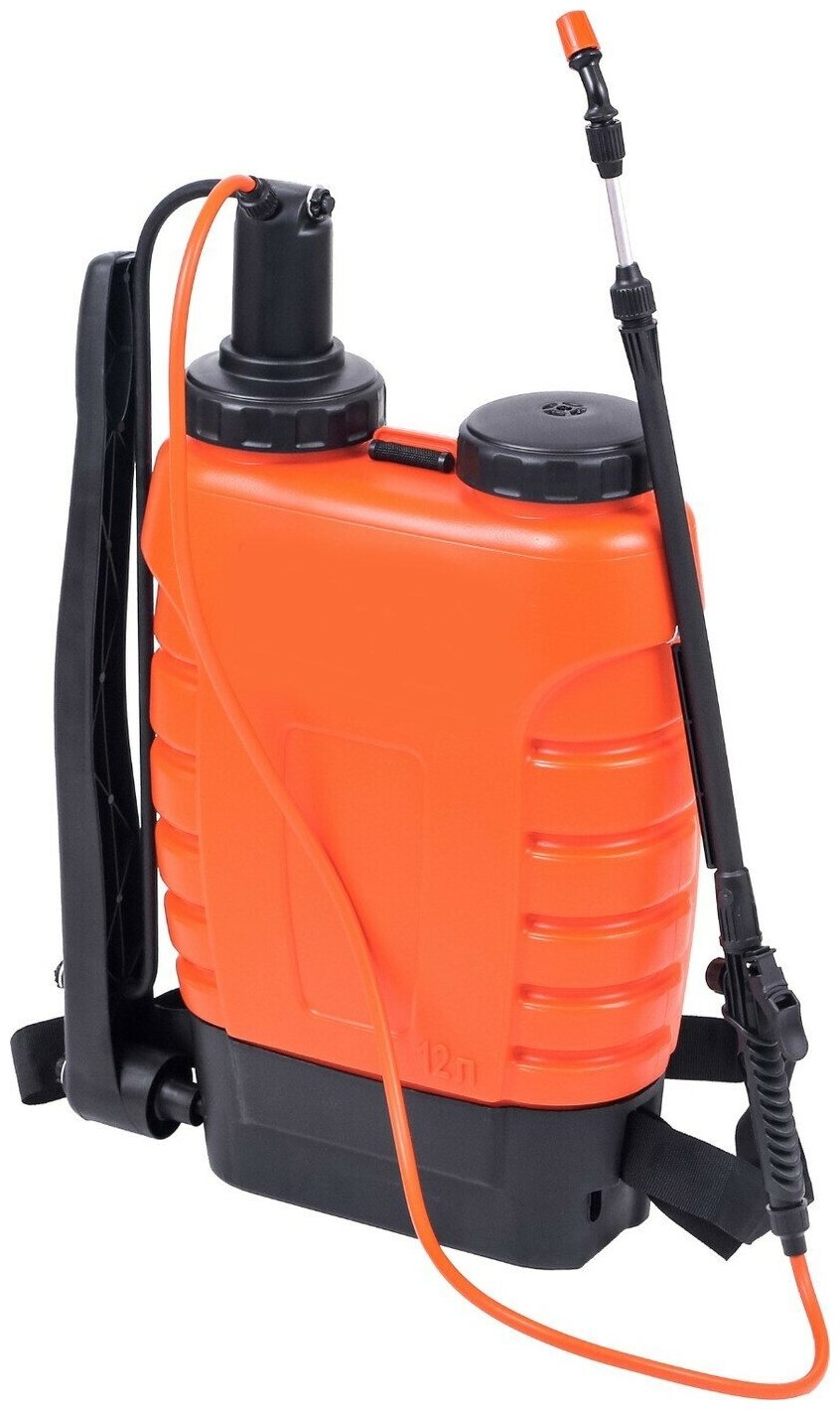 фото Качественный долговечный опрыскиватель G-112, 12л, ранцевого типа предназначен для нанесения на растения химических средств и биопрепаратов, для ороше