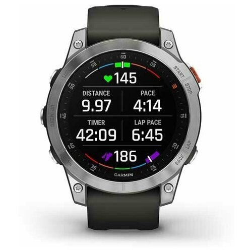 Смарт-часы GARMIN EPIX (Gen 2) серый стальной, 010-02582-01