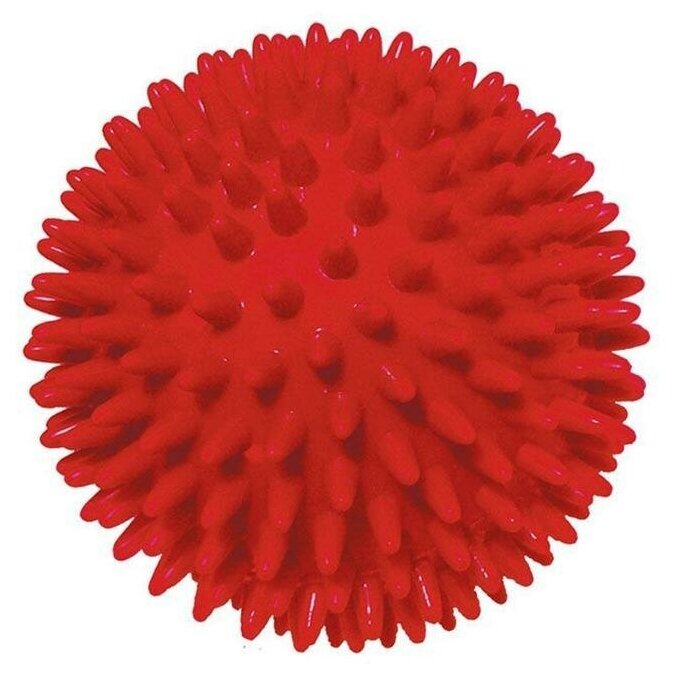 Зооник Мяч для массажа №3 жевательная игрушка для собак пластизоль разноцветный 9 см