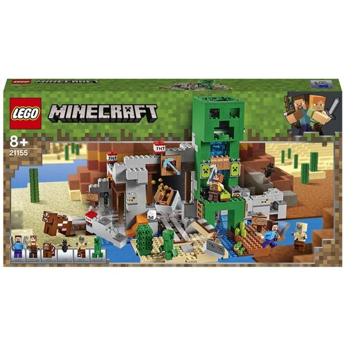 Конструктор LEGO Minecraft 21155 Шахта Крипера, 834 дет. книга бомбора minecraft лучшие идеи для твоего набора lego