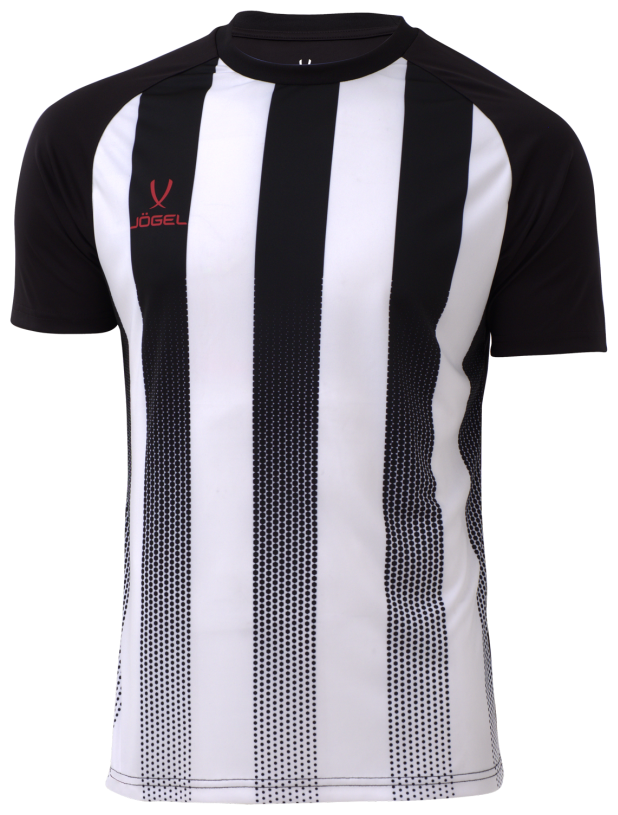 Футболка Jogel Футболка игровая Camp Striped Jersey от Jogel. Детская. Цвет: белый/черный. Размер: YL.