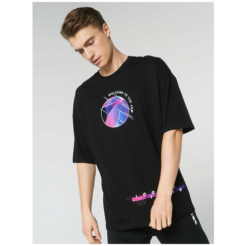 фото Футболка твое 83019 размер xxl, черный