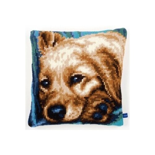 фото Подушка собака набор для вышивания vervaco pn-0154482