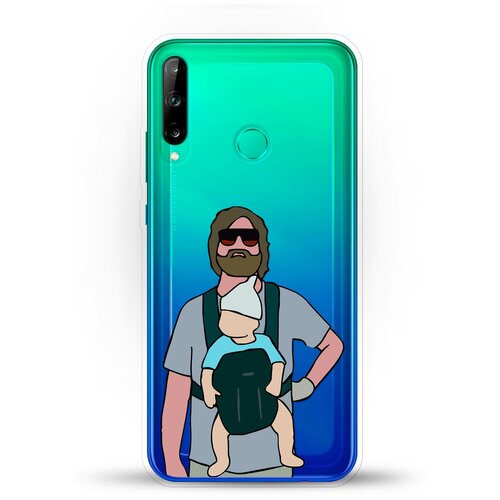 фото Силиконовый чехол алан на honor 9c andy & paul