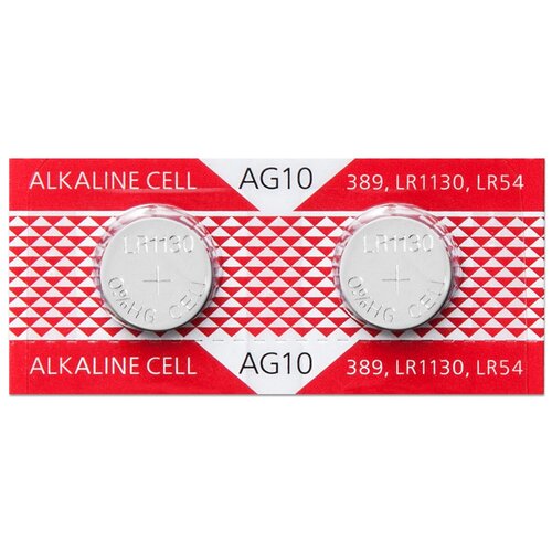 Батарейка LR54 (AG10, LR1130, 389) 1.5V SmartBuy Blister, 2 шт. батарейка часовая minamoto alkaline battery lr54 lr1130 389 ag10 10 штук в блистере