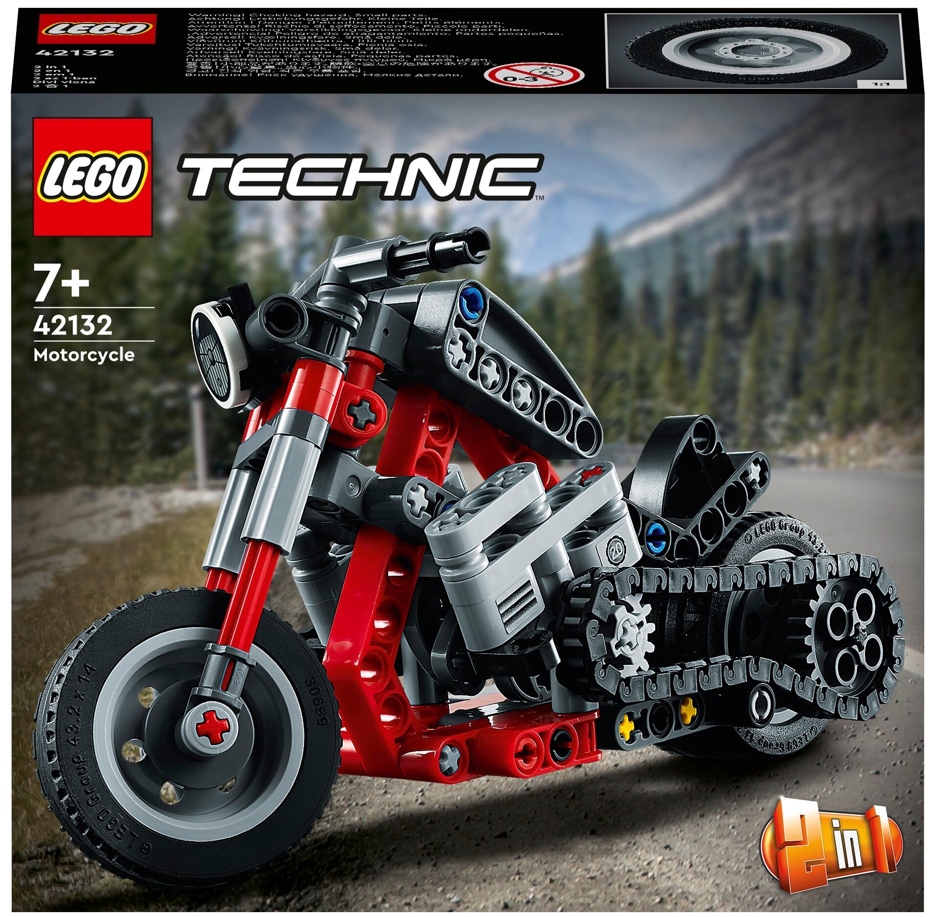 Конструктор LEGO Technic 42132 Мотоцикл, 163 дет.