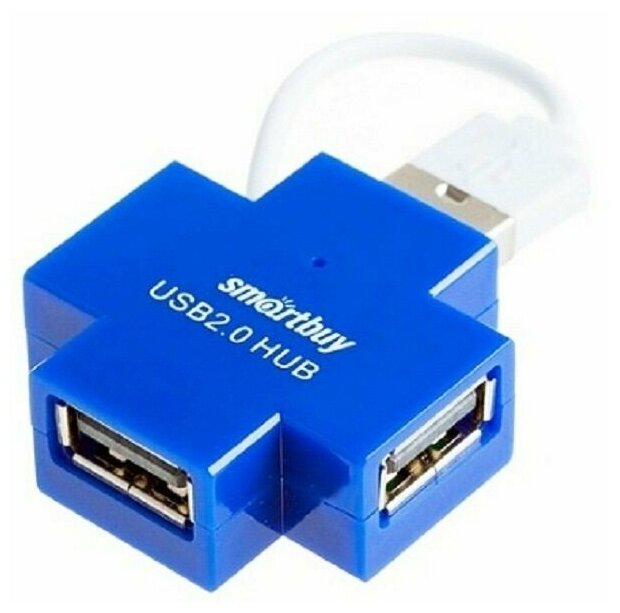 Концентратор USB 20 Smartbuy SBHA-6900-B