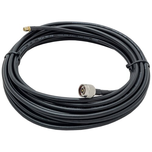 Кабельная сборка N-male - SMA-male 20 м. Кабель 8D-FB CCA