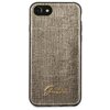 Чехол Guess для iPhone 7/8/SE2 Animal Lizard with metal logo Hard PU Gold - изображение