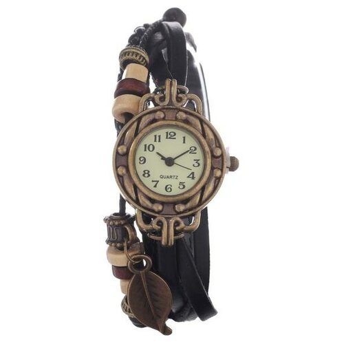 фото Часы наручные женские "элиос", дискретный ход, ремешок 19.5 см, d=1.5 см нет бренда