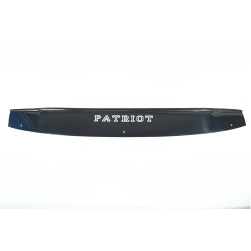 Дефлектор капота на УАЗ Патриот с надписью, крепл на двустор. скотч