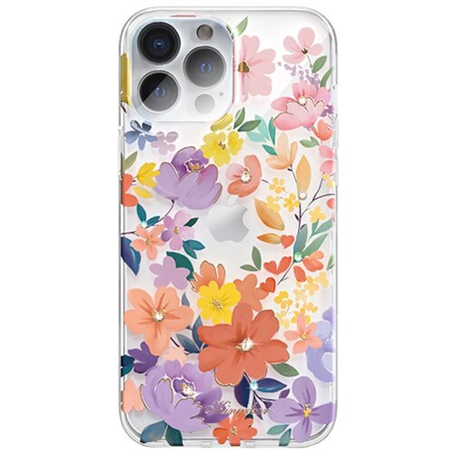 Панель-накладка Kingxbar Brilliant Series Pink для iPhone 13 Pro 990₽