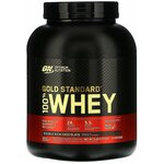 Сывороточный протеин Optimum Nutrition, 100 Whey Gold Standard, 2273 г Двойной шоколад - изображение