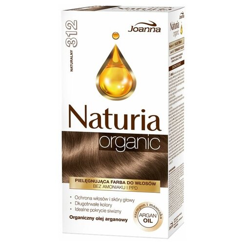 Joanna Naturia Organic, крем-краска для волос, 312 - Натуральный