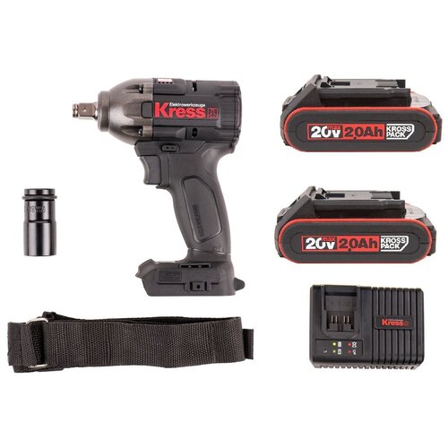 Гайковерт аккумуляторный Kress KU27092 20V 2 АКБ 2Ач ЗУ кейс 2100000₽