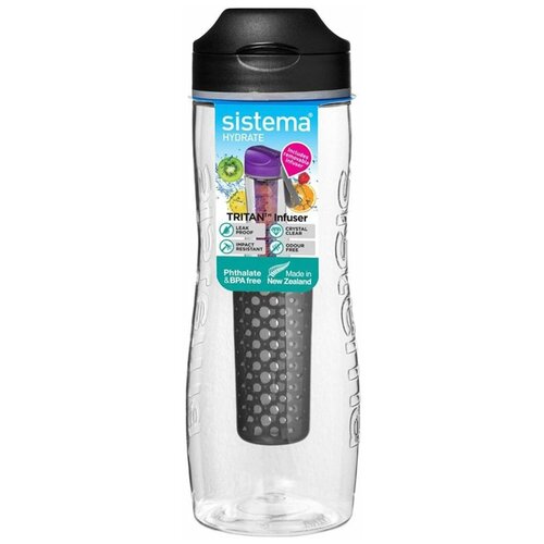фото Бутылка для воды из тритана с диффузором 800 мл sistema