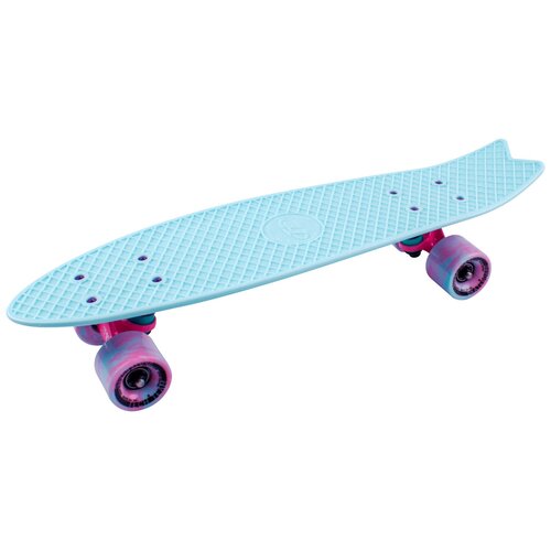 фото Скейтборд пластиковый fishboard 23 sky blue 1/4 techteam