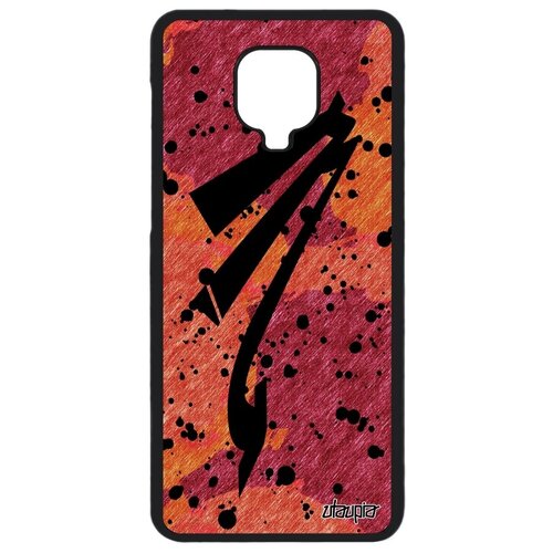 фото Противоударный чехол на смартфон // xiaomi redmi note 9 pro // "знак зодиака скорпион" зодиак стиль, utaupia, оранжевый