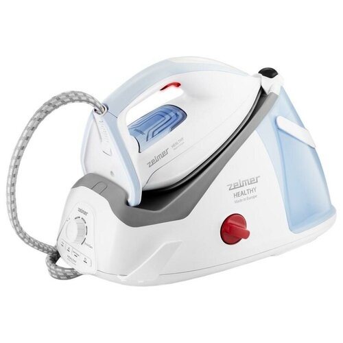 фото Паровая станция zis8700 healthy white/lightblue zelmer