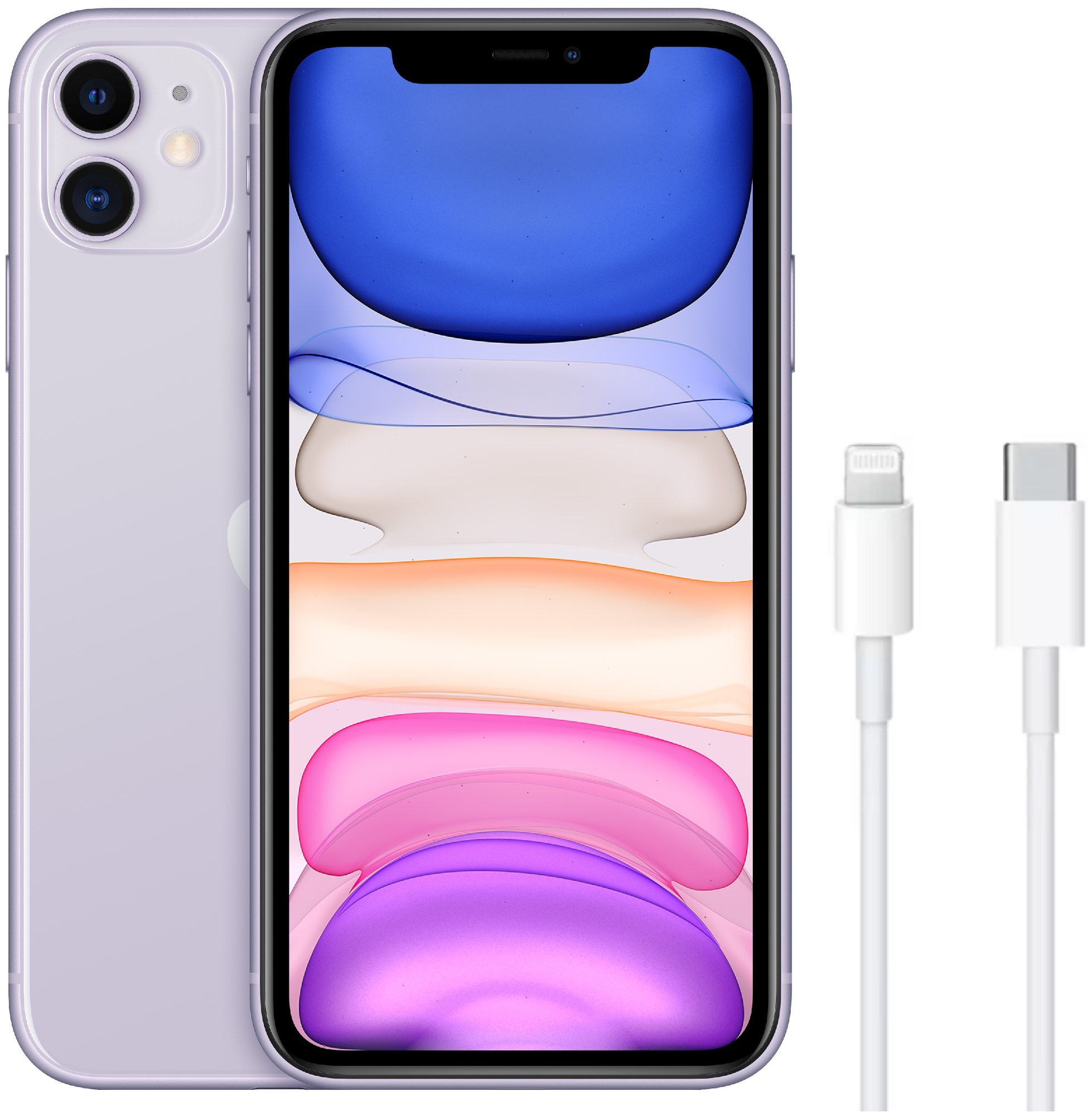 Смартфон Apple iPhone 11 A2221 128ГБ, черный (mhdh3zd/a) - фото №8