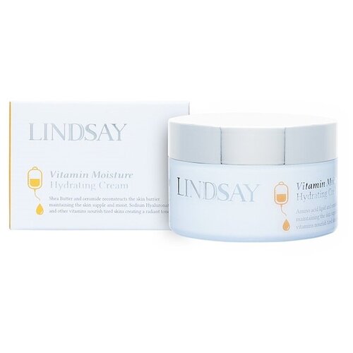 Увлажняющий крем для лица с витаминами Lindsay Vitamin Moisture Hydrating Cream 100гр.