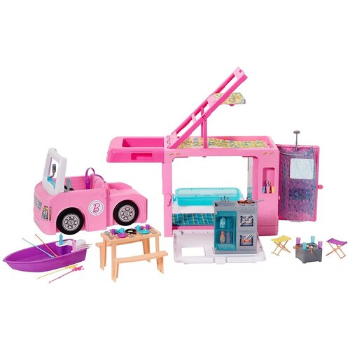 Barbie Дом мечты на колесах GHL93, розовый