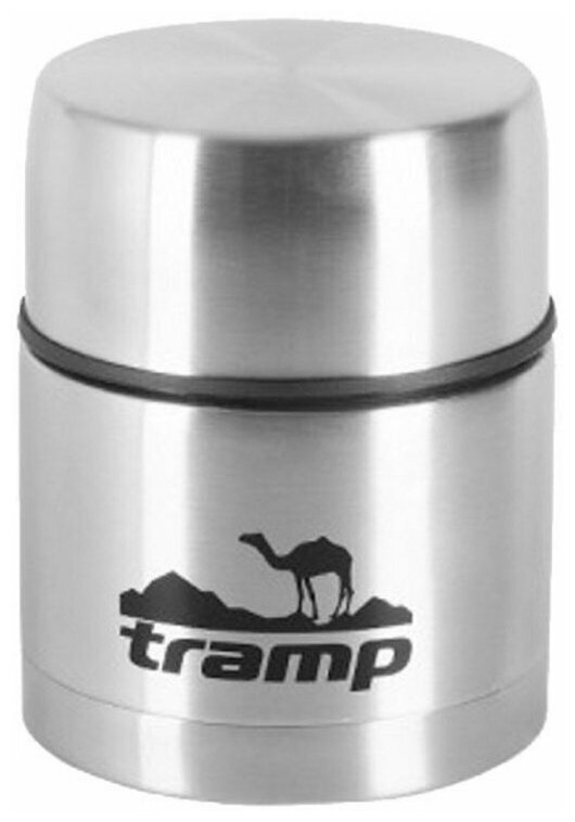 Tramp термос с широким горлом 1л серый