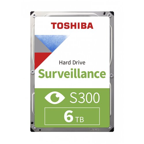 Жесткий диск Toshiba S300 HDWT860UZSVA, 6ТБ, HDD, SATA III, 3.5
