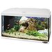 Стеклянный аквариум CAPRI 60 LED со светодиодной лампой, внутренним фильтром и нагревателем белый, 60 л