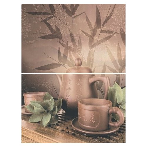 Дельта Керамика Tea ceremony Панно P2D175 30х40 (из 2-х пл.)