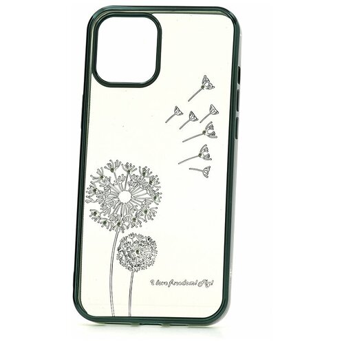 фото Чехол на apple iphone 12 pro max kruche flash drill blackish green / чехол для apple iphone / чехол для айфон / бампер на айфон / чехол накладка для iphone / противоударная накладка для iphone / защита для iphone / защита на айфон / силиконовый чехол для iphone / пластиковый чехол на iphone / защитный чехол для iphone кruче