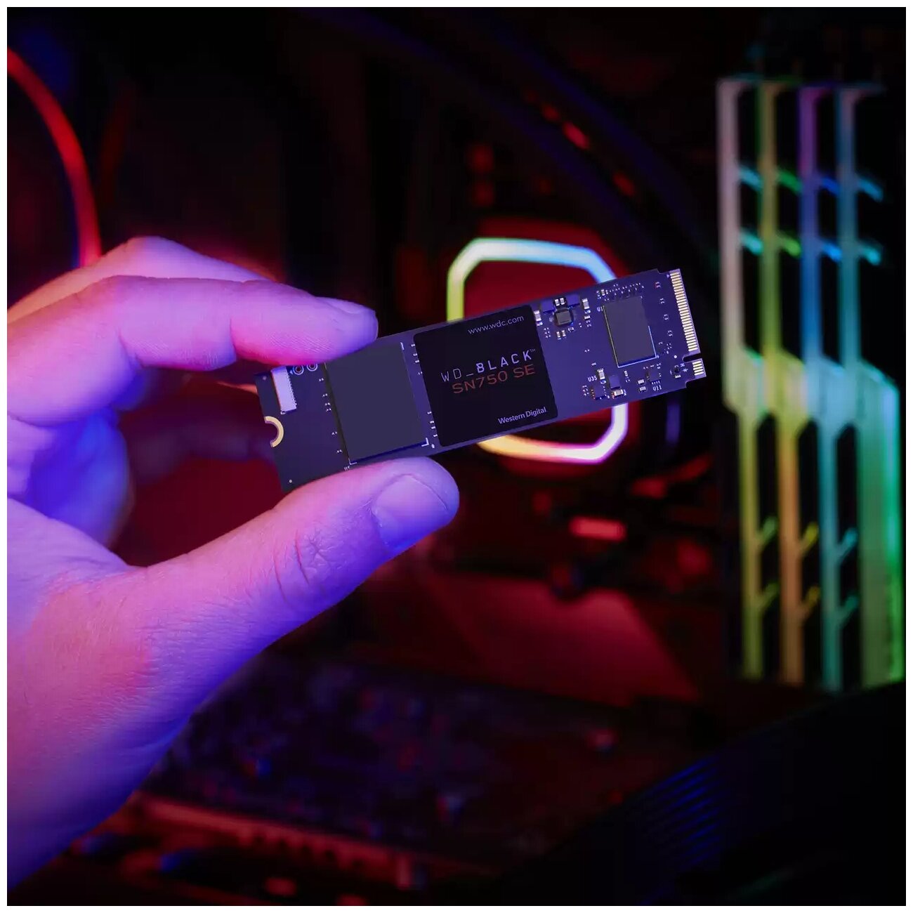SSD накопитель WD Black SN750 1ТБ, M.2 2280, PCI-E 4.0 x4, NVMe - фото №5