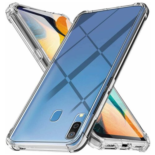 фото Чехол для samsung a10s / a20 / a30 / m20 armor силикон (прозрачный) pastila