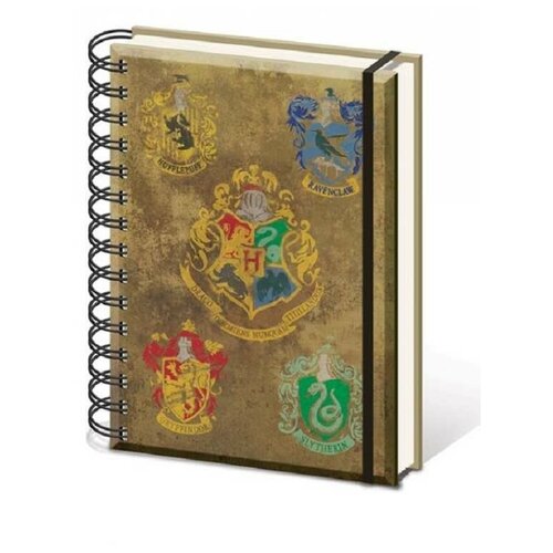 Блокнот Harry Potter – Hogwarts Crest  & Four Houses