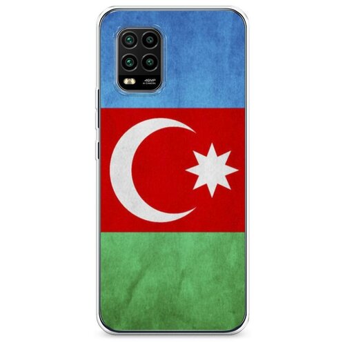 фото Силиконовый чехол "флаг азербайджана" на xiaomi mi 10 lite / сяоми ми 10 лайт case place