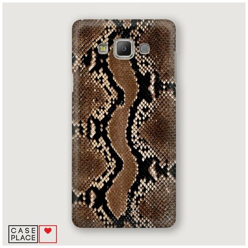 фото Чехол пластиковый samsung galaxy a7 кожа питона case place