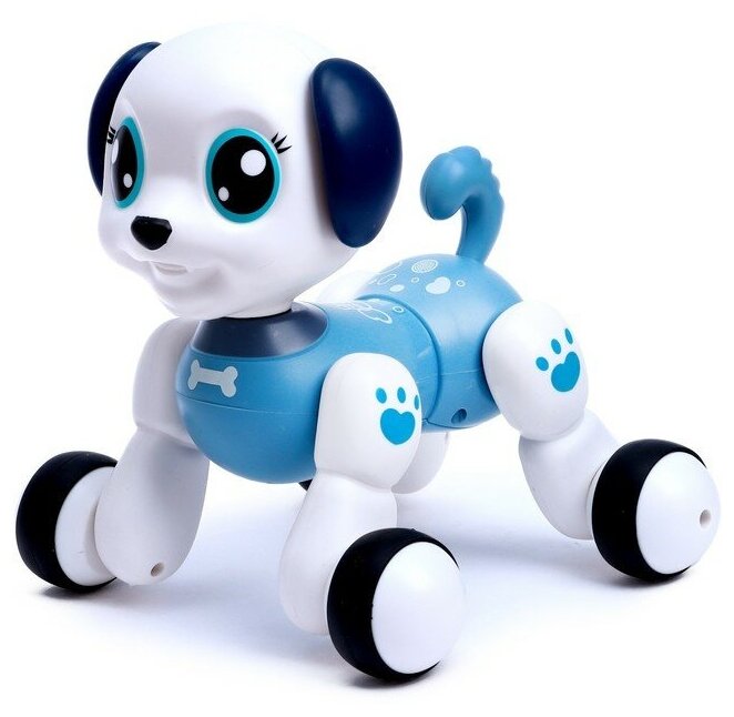 Робот радиоуправляемый IQ BOT интерактивный "Собачка", звуковые эффекты, синий 1090
