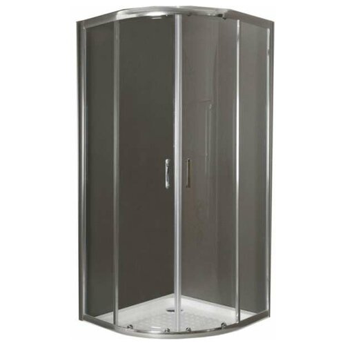 BelBagno Душевой уголок BelBagno UNO-195-R-2-90-C-Cr 90х90 стекло прозрачное душевой уголок sean sean 2 прозрачное стекло низкий поддон 90х90 см прозрачный серебристый