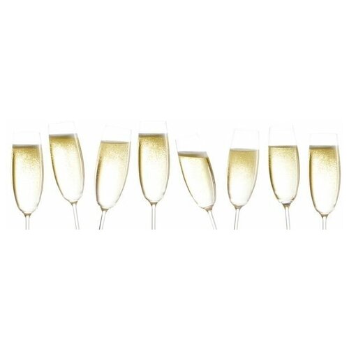 Постер на холсте Бокалы с шампанским (Champagne glasses) 83см. x 30см.