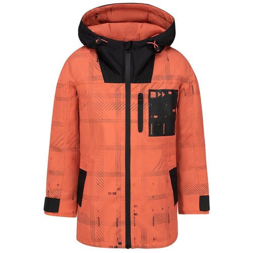 Парка Oldos, размер 122-64-63, оранжевый куртка oldos размер 122 64 63 зеленый оранжевый