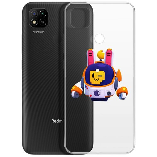 фото Чехол-накладка clear case brawl stars-лунный спраут для xiaomi redmi 9c krutoff group