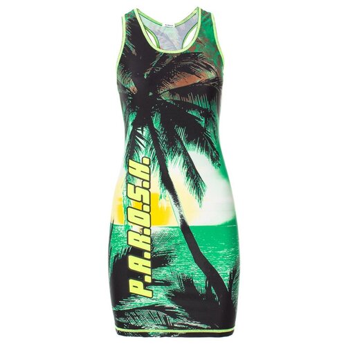 фото Платье p.a.r.o.s.h. nalm731063 зеленый+принт s