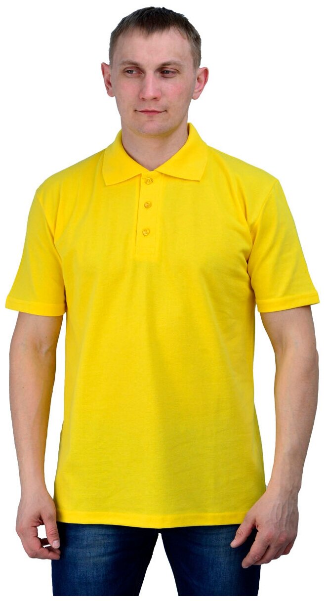 Рубашка-поло жёлтая, 