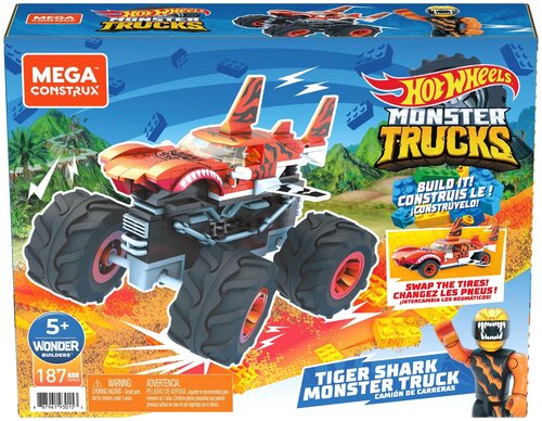 Конструктор Mega Construx Hot Wheels Монстр-трак  GVM26, 187 дет.