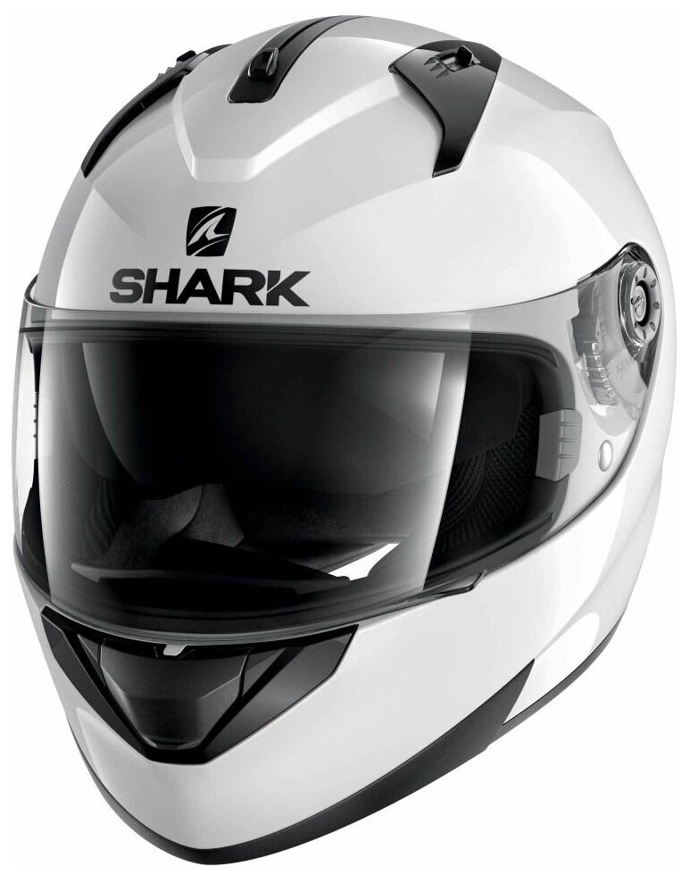 Мотошлем интеграл SHARK RIDILL BLANK White, белый (L)