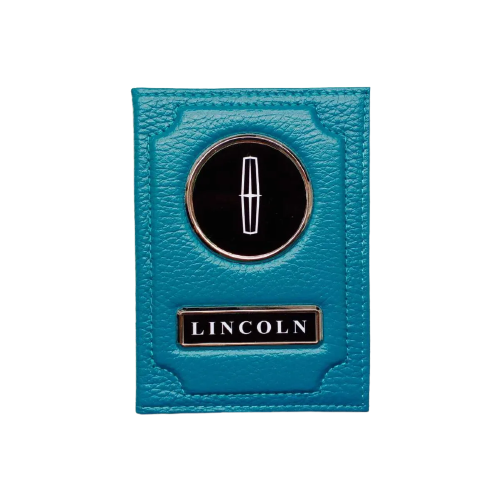 Обложка для автодокументов Lincoln (линкольн) кожаная флотер