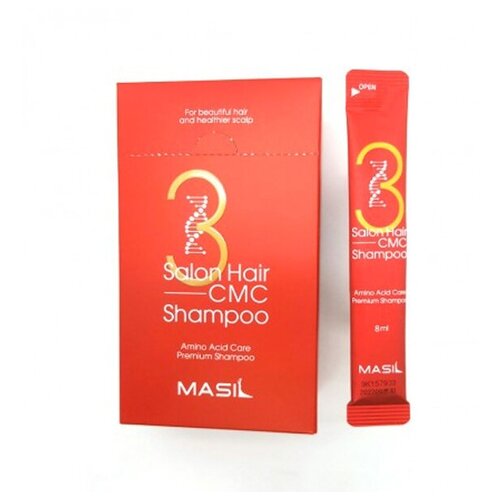 фото Набор восстанавливающих шампуней с аминокислотами masil 3 salon hair cmc shampoo 20 шт