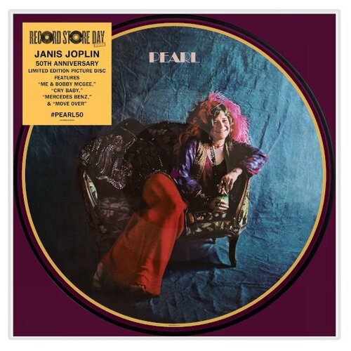 kitsch pearl bobby pins 2 pieces Janis Joplin – Pearl Picture Vinyl (LP)